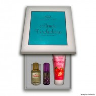 Kit Amor Verdadeiro Cleide Perfume 30ml + 15ml + Creme 100ml