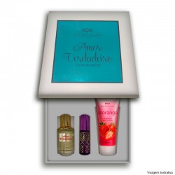 Kit Amor Verdadeiro Cleide Perfume 30ml + 15ml + Creme 100ml