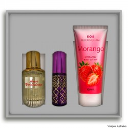 Kit Amor Verdadeiro Cleide Perfume 30ml + 15ml + Creme 100ml