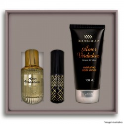 Kit Amor Verdadeiro Ricardo Perfume 30ml + 15ml + Creme 100ml