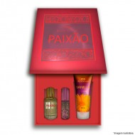 Kit Paixão Feminino Perfume 30ml + 15ml + Creme 100ml