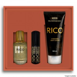 Kit Rico Masculino Perfume 30ml + 15ml + Creme 100ml