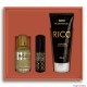 Kit Rico Masculino Perfume 30ml + 15ml + Creme 100ml