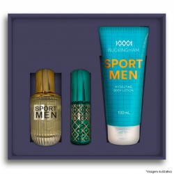 Kit Sport Men Masculino Perfume 30ml + 15ml + Creme 100ml